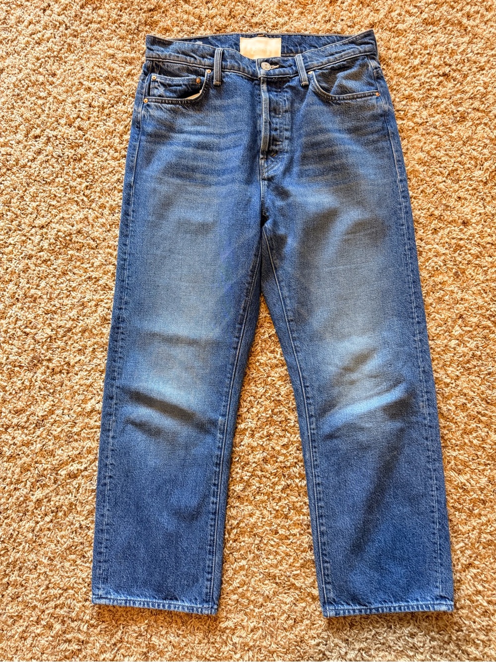 🔥MOTHER Superior Blue Denim Jeans Sz 25